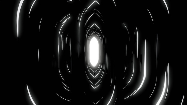 抽象的な黒白い背景の壁紙背景黒線速度グロー画面 プレミアム写真