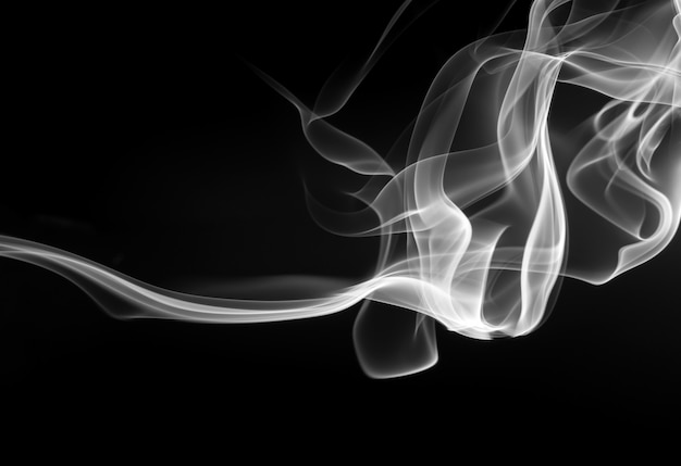 Premium Photo Abstract Black And White Smoke On Black Background Fire Design