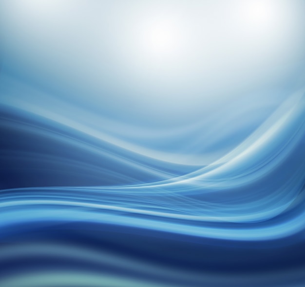 Premium Photo | Abstract blue background with smooth shining lines