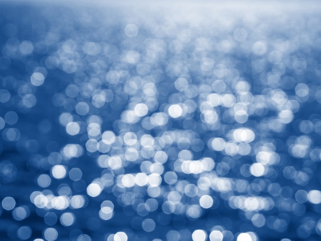 Blurred Colorful Circles Bokeh Blue Toned Abstract Blue Circles Bokeh For Of Any