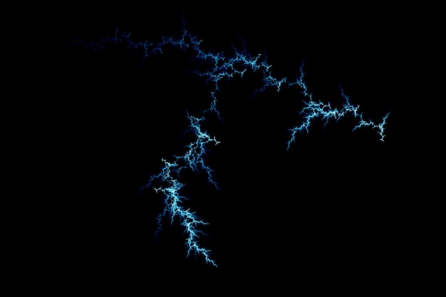 Premium Photo | Abstract blue lightning design