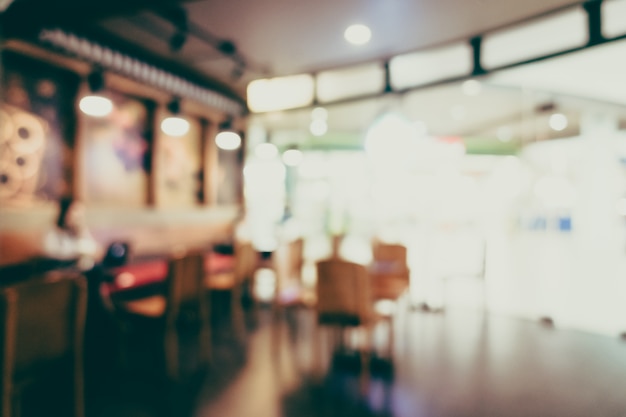 Free Photo | Abstract blur coffee shop