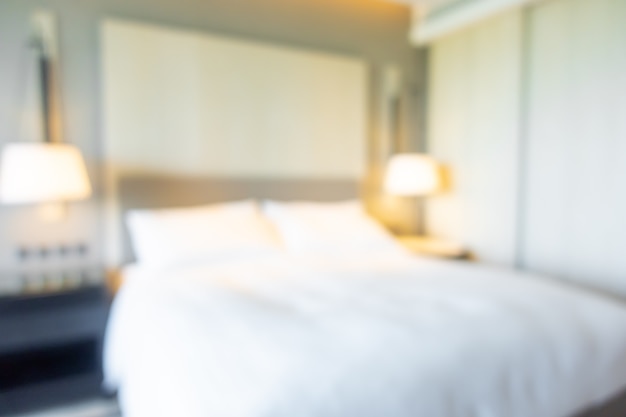 Premium Photo | Abstract blur and defocused bedroom interior for background