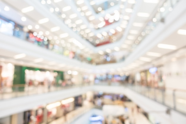 Free Photo | Abstract blur shopping mall interior