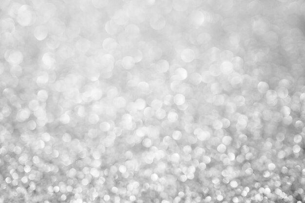 Premium Photo | Abstract blur silver glitter sparkle defocused bokeh light