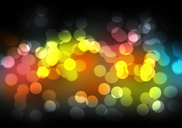 Premium Photo | Abstract bokeh background. festive defocused lights.