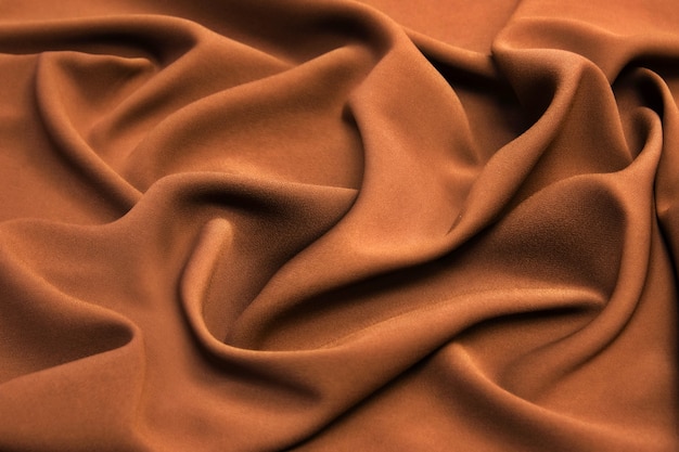 Premium Photo | Abstract brown color silk chiffon fabric texture