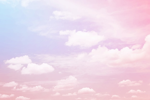 Abstract color pastel background, a soft sky with cloud background in ...
