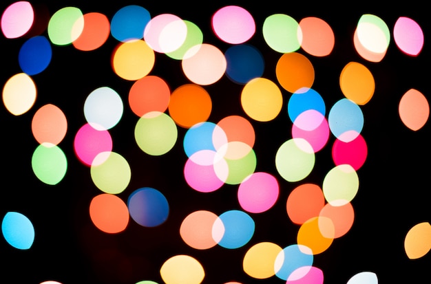 Premium Photo | Abstract colorful defocused circular facula holiday bokeh