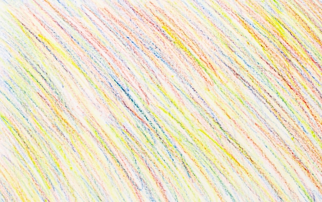 ホワイトペーパーの背景 テクスチャに抽象的なクレヨン絵 プレミアム写真
