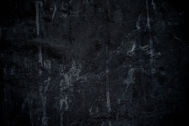 Premium Photo | Abstract dark black paint with brush and cement wall ...