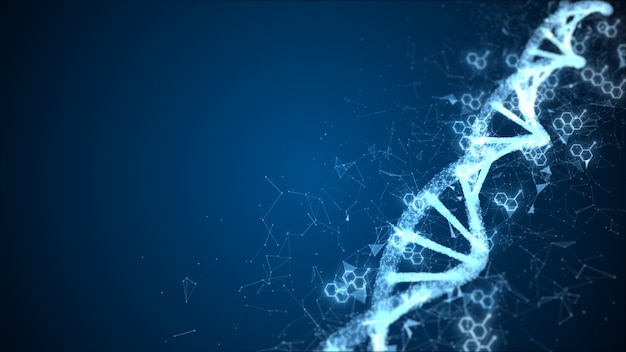 Premium Photo | Abstract dna background