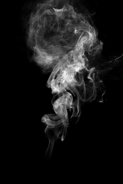 Premium Photo | Abstract effect back & white smoke