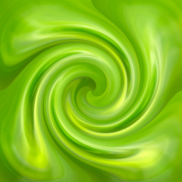 Premium Photo | Abstract green swirl glossy background