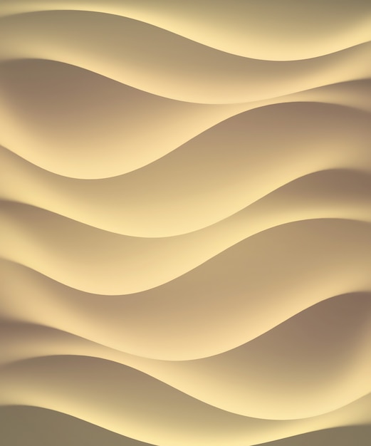 Premium Photo | Abstract light background with flowing waves of sand color