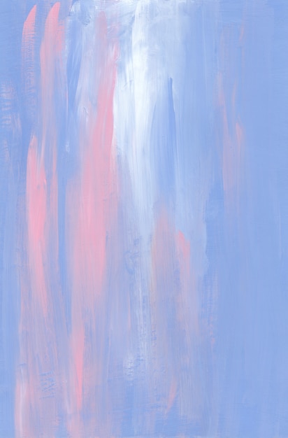 抽象的な水色 ピンクと白の背景テクスチャ 柔らかいパステルオイルの背景 プレミアム写真