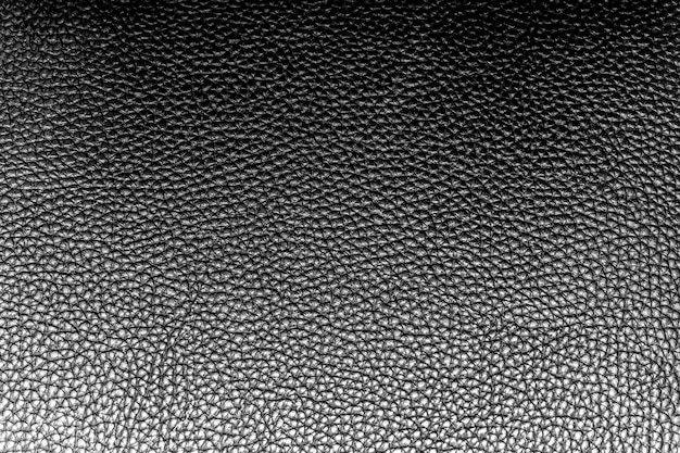 背景のための抽象的な高級革の黒のテ プレミアム写真