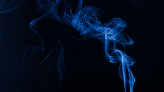 Premium Photo | Abstract smoke photography dark blue color and ink ...