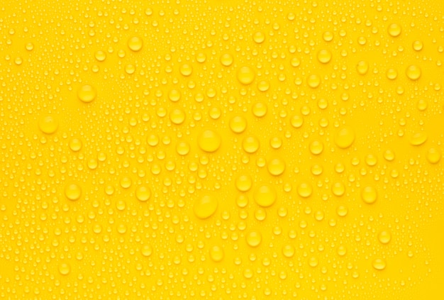 Premium Photo | Abstract yellow water drop background