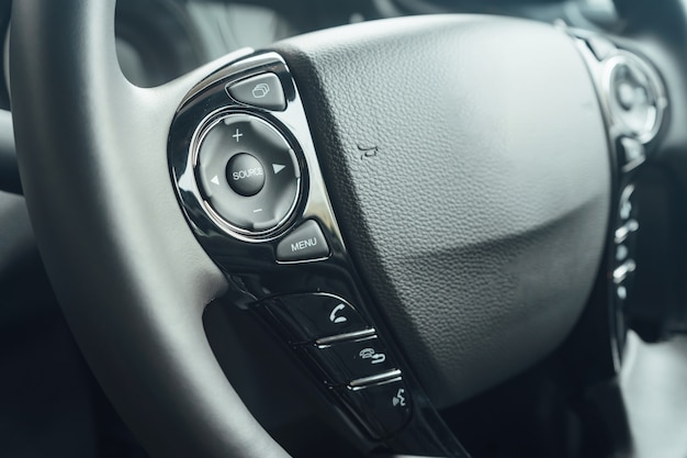 Premium Photo | Adaptive cruise control panel buttons and power ...