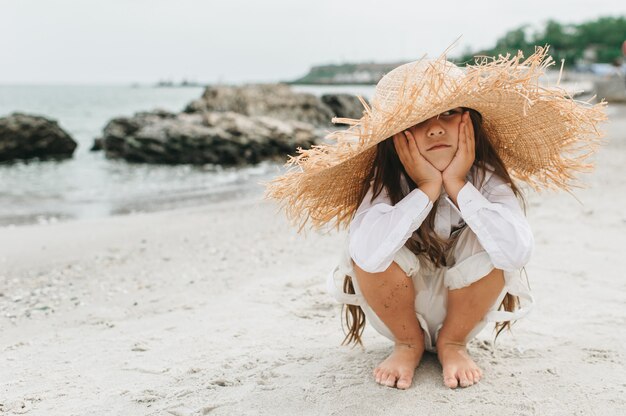 little girl beach hats