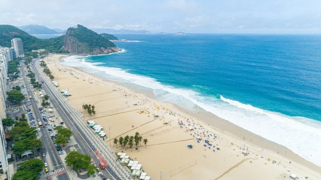 Rio 2016 sand castle at the Copacabana Beach, Rio de 