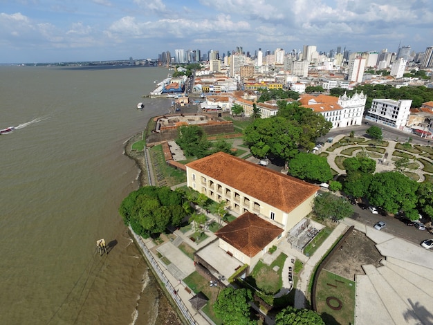 Premium Photo | Aerial view of belem do para in brazil