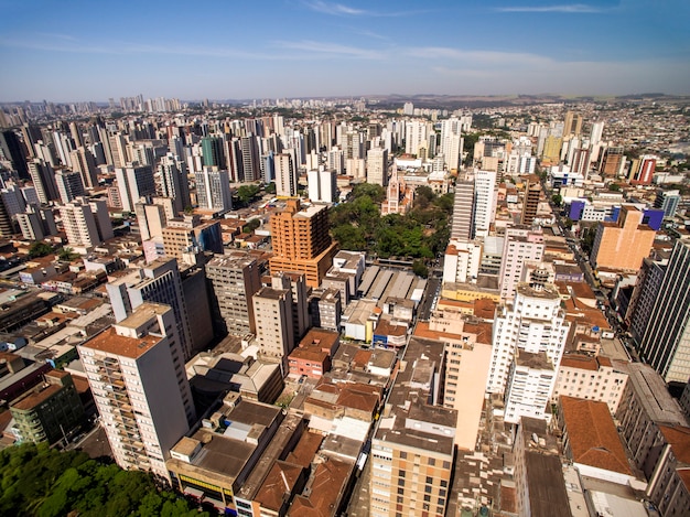 Premium Photo | Aerial view of ribeirao preto city in sao paulo, brazil