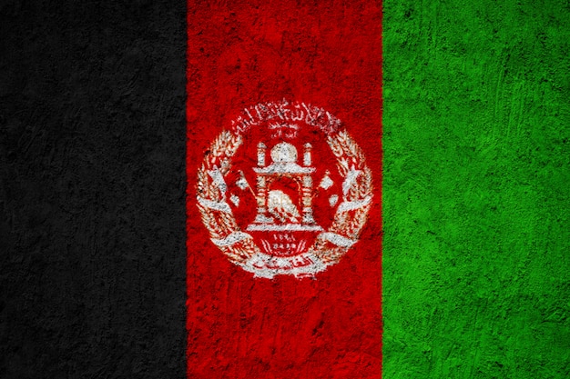 Premium Photo | Afghanistan flag on the grunge concrete wall