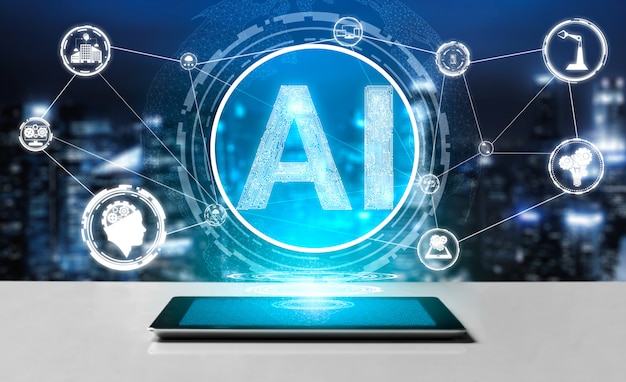 Download Free Ai Learning And Artificial Intelligence Concept Premium Photo Use our free logo maker to create a logo and build your brand. Put your logo on business cards, promotional products, or your website for brand visibility.
