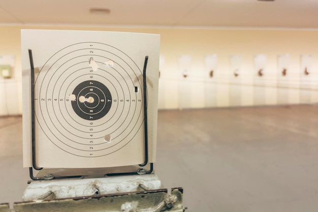 Premium Photo Air Gun Shooting Range Practice Shooting Range Target