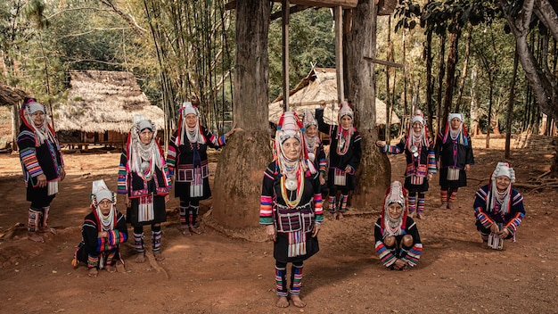 Premium Photo Akha Tribe Villages Chiang Rai Province North Thailand