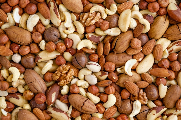 Premium Photo Almonds Hazelnuts Cashews Brazilian Nuts Walnut