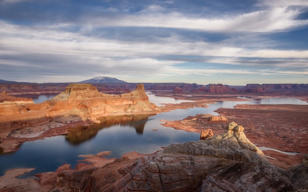 Premium Photo | Alstrom point, lake powell, arizona - utah