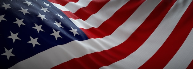 Premium Photo | American official flag.