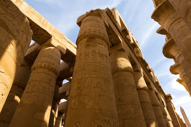 Premium Photo | Ancient ruins of the karnak temple in luxor egypt the ...