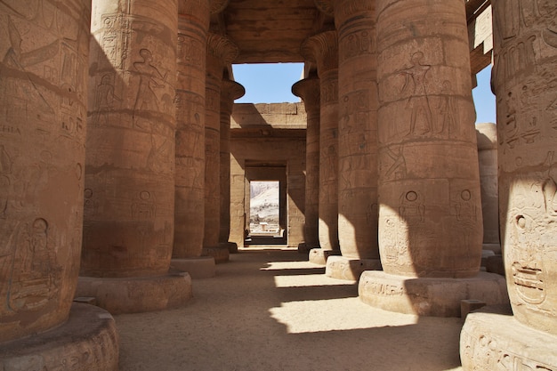 Premium Photo | The ancient temple of ramesseum in luxor, egypt