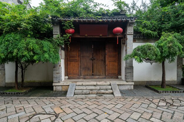 Premium Photo | Ancient town buildings and streets in nanjing, china