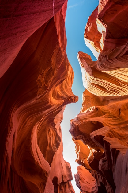 Premium Photo | Antelope canyon natural rock formation