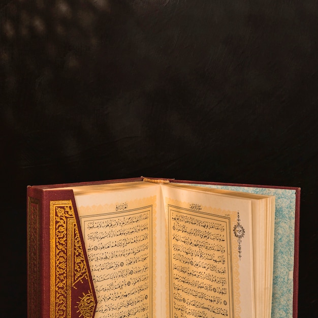 premium-photo-arabic-book-with-ornamental-cover