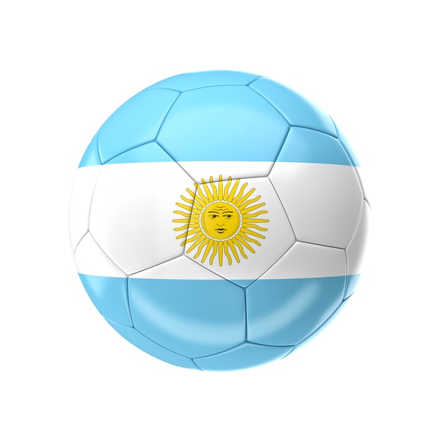 Premium Photo | Argentina soccer ball