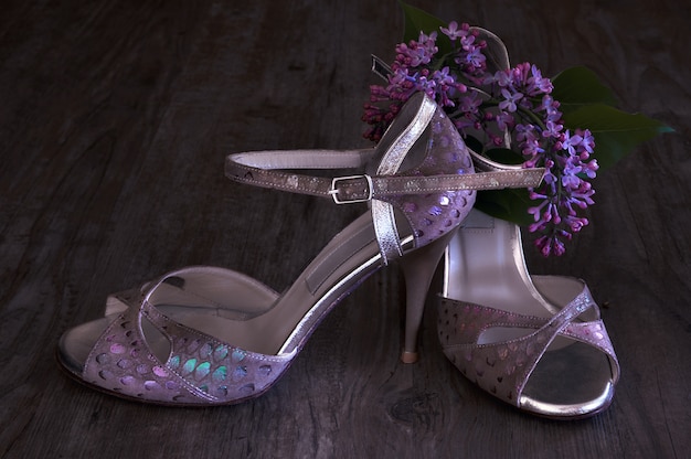 lilac stilettos