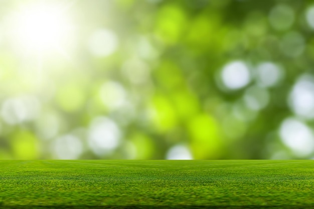 Premium Photo | Artificial green grass a texture desk