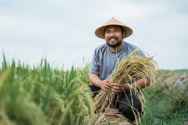 farmer with hat