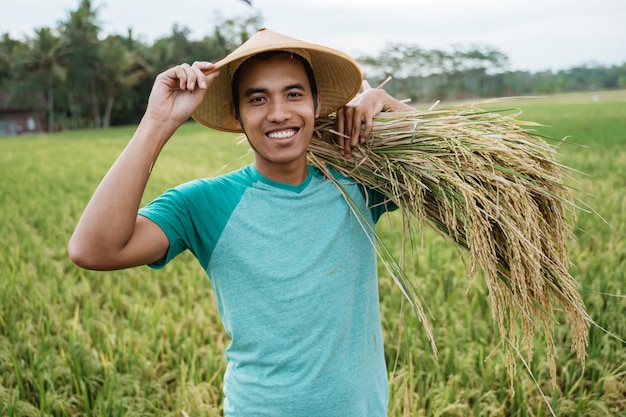 asian rice field hat