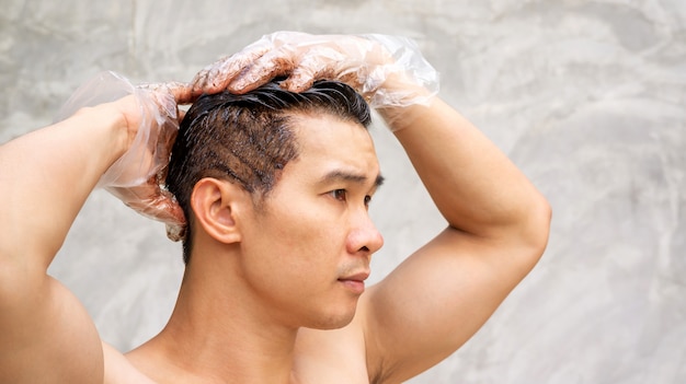 How to Dye Your Hair Blue for Asian Men - wide 3
