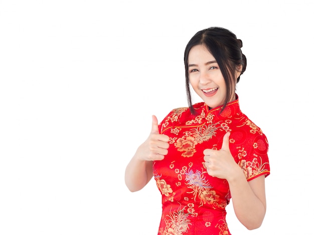 girl in chinese dress