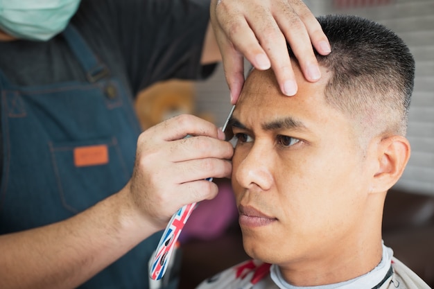 razor cut barbershop