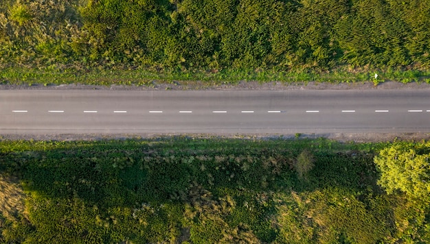 Premium Photo | Asphalt road seamless texture view from above drone ...