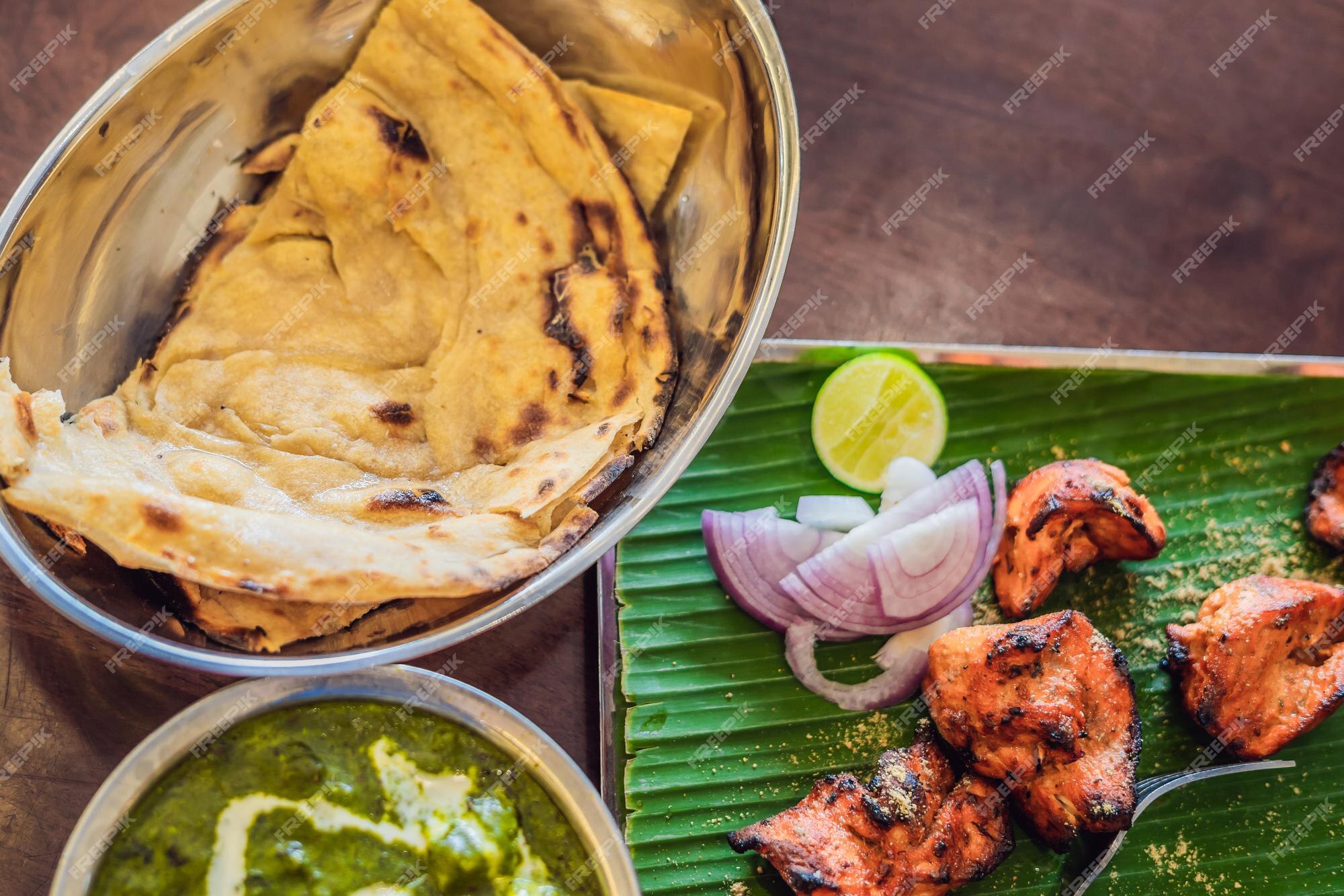 premium-photo-assorted-indian-food-on-dark-wooden-background-dishes